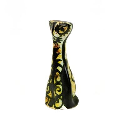 Lot 911 - A Newlyn Celtic pottery figure stylised cat.