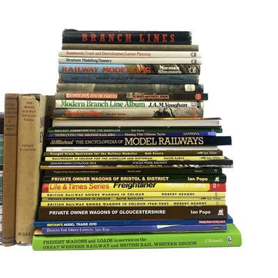 Lot 607 - Specialist Railway Books: Railway Modelling, British Branch Lines & Railway Wagons (x58)