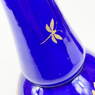 Lot 866 - A Minton aesthetic movement baluster vase.