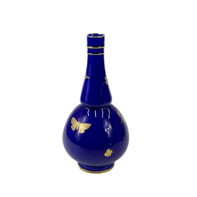 Lot 866 - A Minton aesthetic movement baluster vase.