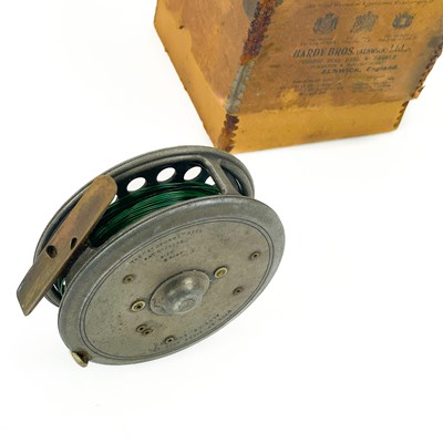 Lot 77 - A Hardy St George 3 3/4" alloy fly reel.