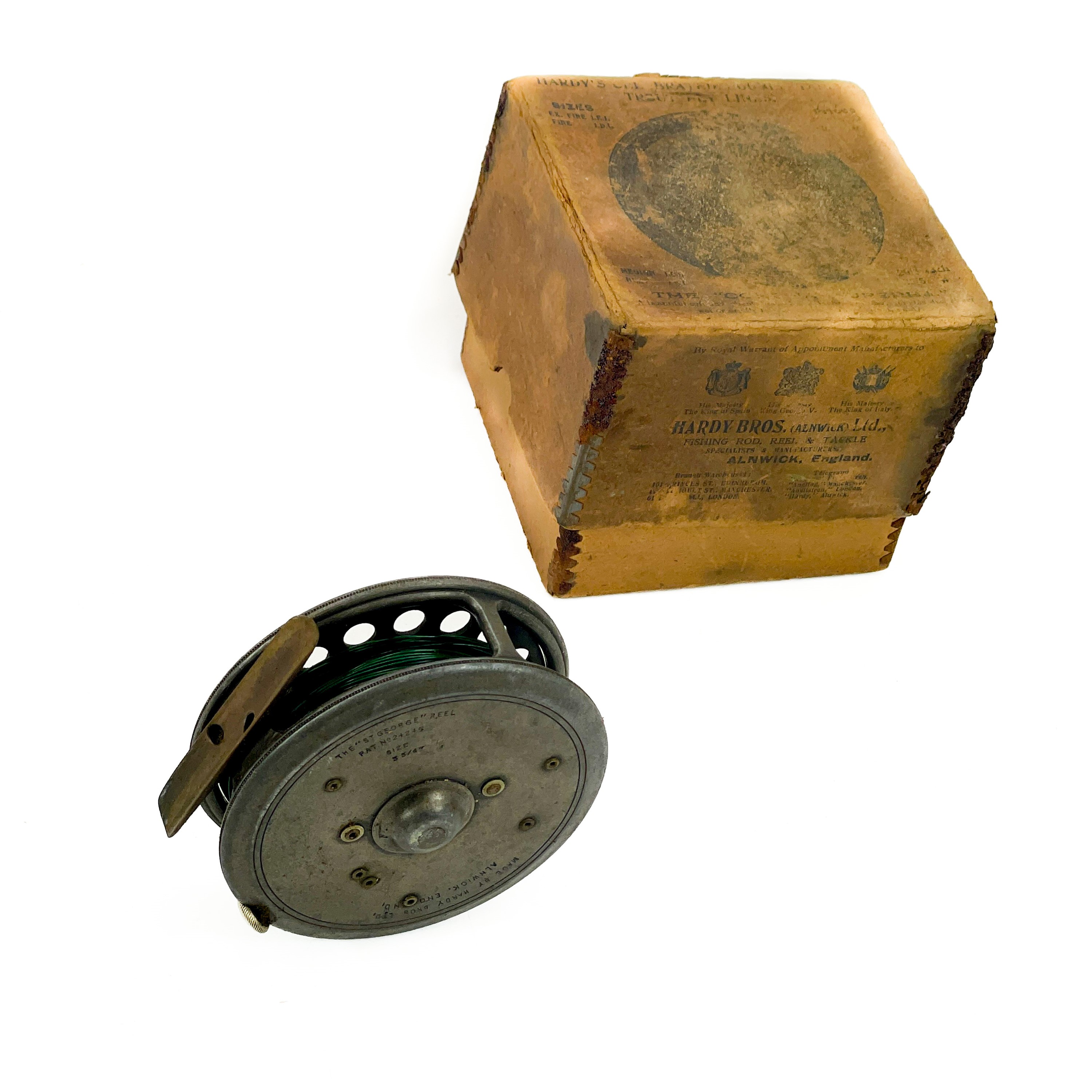 Lot 77 - A Hardy St George 3 3/4 alloy fly reel.