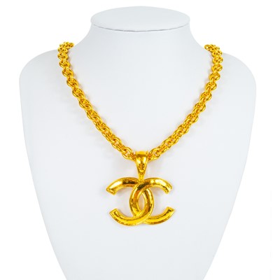 Lot 127A - A Chanel CC pendant necklace.