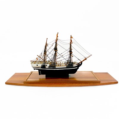 Lot 503 - A mid 19th century model of the HMS Bounty.