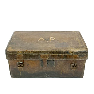 Lot 259 - An early 20th century leather cartridge case.