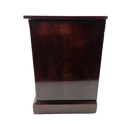 Lot 225 - Conchology interest A late Victorian mahogany collector's chest.