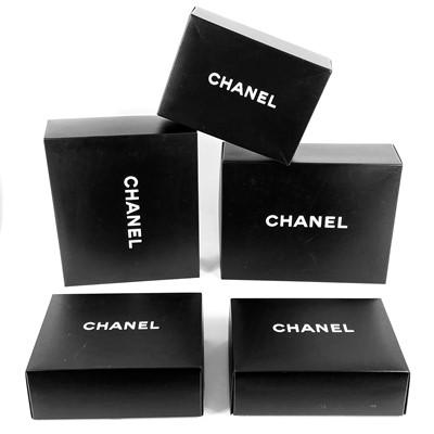 Lot 380 - Five large Chanel retail boxes.