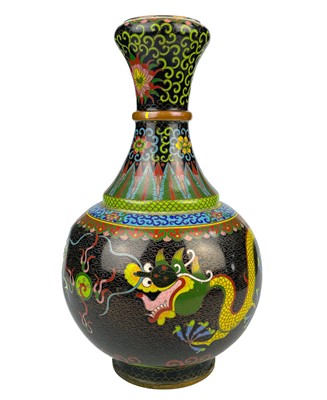 Lot 381 - A Chinese cloisonne vase, 19th century