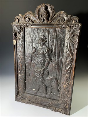 Lot 229 - A mid Victorian relief moulded plaster...