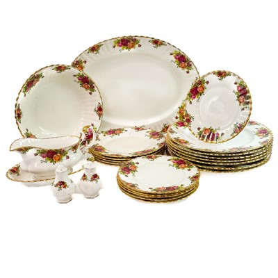 Lot 946 - A Royal Albert Country Roses part service.