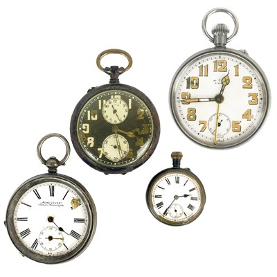 Lot 8 - Four pocket watches.