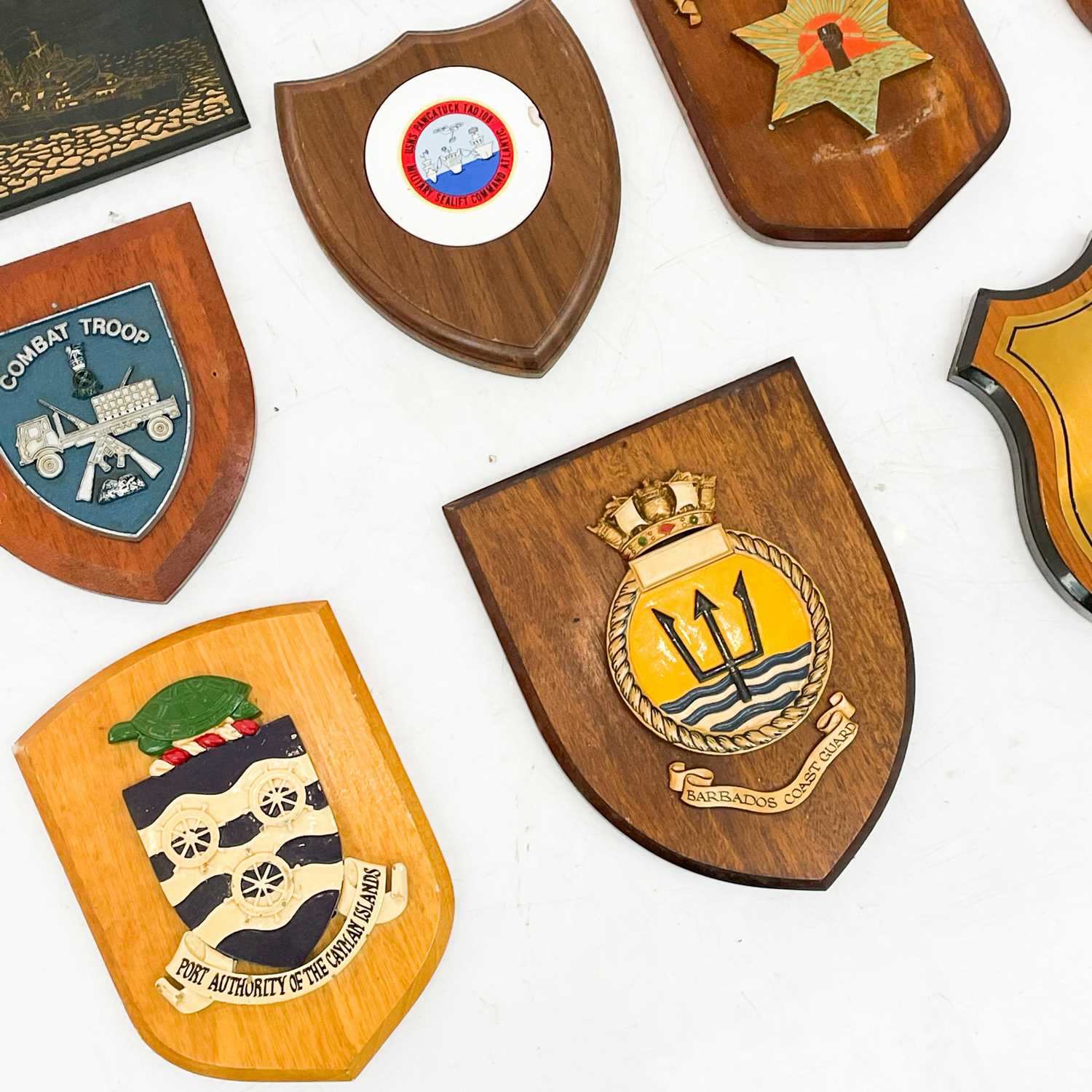 Lot 269 - A large collection of commemorative shield