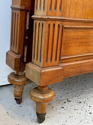 Lot 1959 - A circa 1900 continental mahogany bed frame.