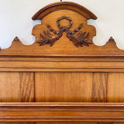 Lot 1959 - A circa 1900 continental mahogany bed frame.