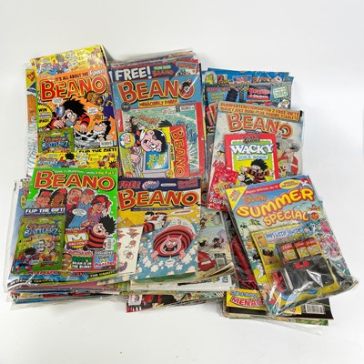 Lot 816 - Beano Comics with Special Gifts in Original Packaging (x60).