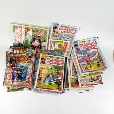 Lot 818 - Beanos (x20) and Classics from the Comics (x15) with Special Gifts in Original Packaging.