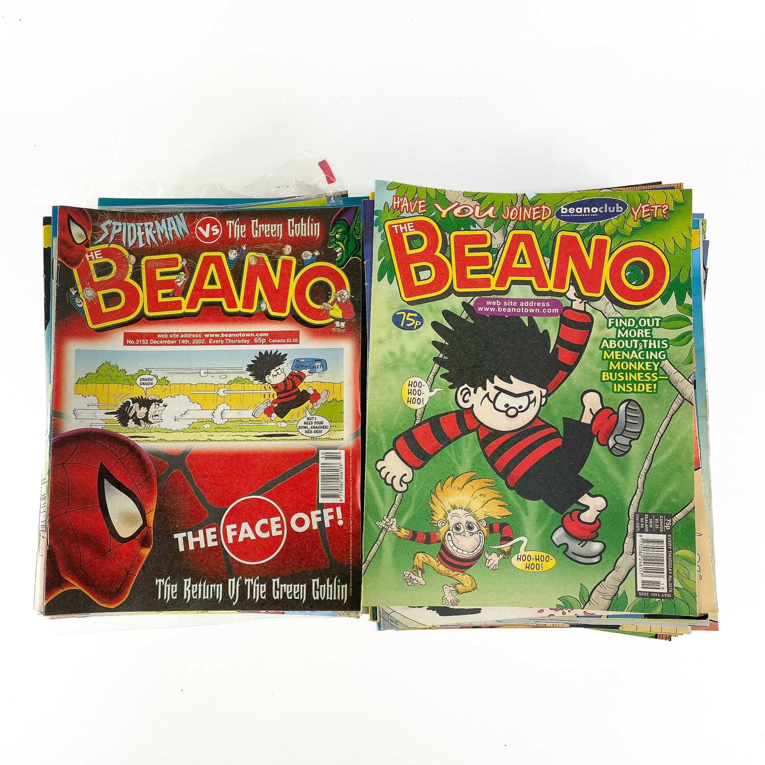 Lot 824 - Beano Comics 2000 decade (x150).