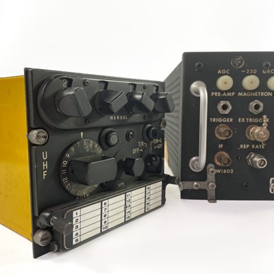 Lot 299 - Two cold war era military transmitter receivers