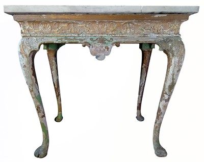 Lot 18 - A George II gilt side table, in the manner of James Moore.