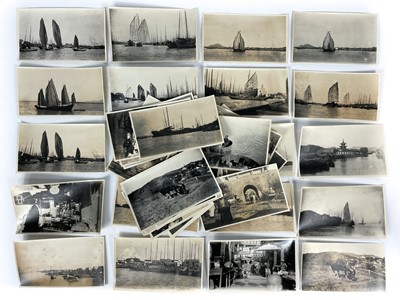 Lot 87 - A collection of early 20th century photographs of the river Yangtze, China.