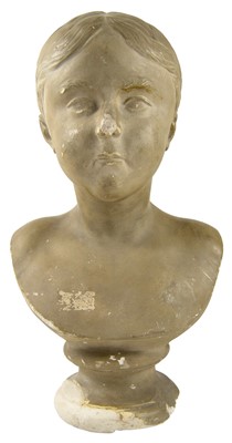 Lot 28 - Isaac Jopling, plaster bust of a youth