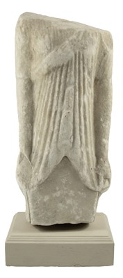 Lot 53 - A Roman marble janiform female torso