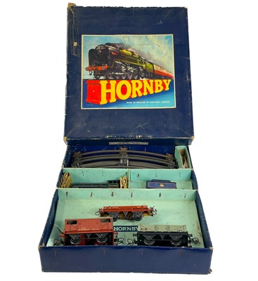 Lot 618 - Hornby Railway "0" Gauge Boxed good's Set no. 50.