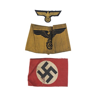 Lot 414 - World War II Interest – German Insignia - Armbands etc.