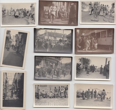 Lot 80 - Shanghai interest. A collection of photographic miniatures.