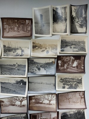 Lot 80 - Shanghai interest. A collection of photographic miniatures.