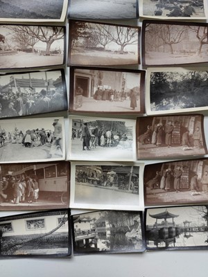Lot 80 - Shanghai interest. A collection of photographic miniatures.
