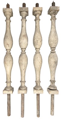 Lot 259 - A set of four balusters