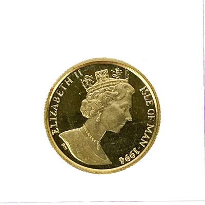 Lot 197 - Isle of Man .999 Gold Angel