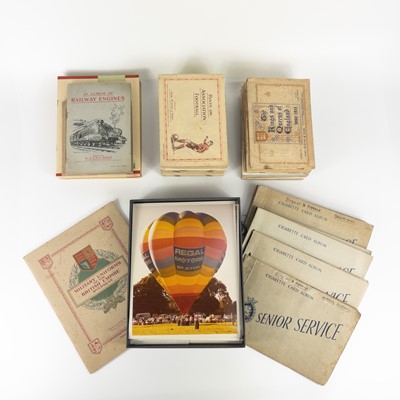 Lot 921 - Cigarette & Trade Cards - Albums Plus Balloon Photographs