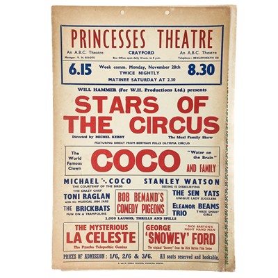 Lot 926 - Theatre/Pantomime Advertising Posters