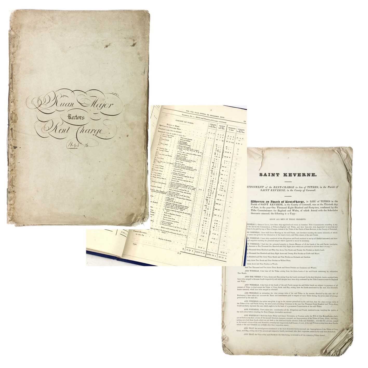 Lot 928 Cornwall Interest Ruan Major Rector's Rent