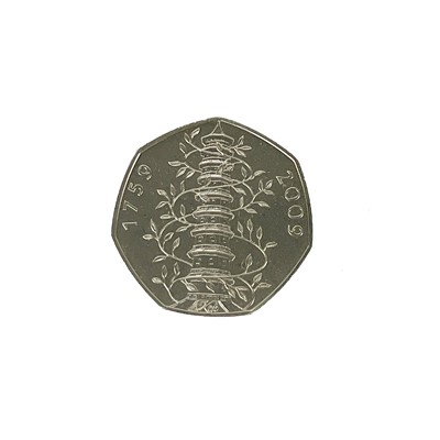 Lot 208 - G.B. 2009 Kew Gardens 50 pence - bright Unc.