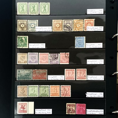 Lot 538 - Germany A clean comprehensive mint and used collection on stock cards from 1872 to 1990's.