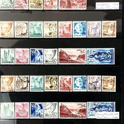 Lot 538 - Germany A clean comprehensive mint and used collection on stock cards from 1872 to 1990's.