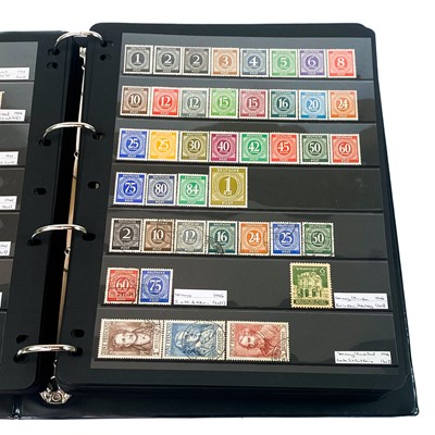 Lot 538 - Germany A clean comprehensive mint and used collection on stock cards from 1872 to 1990's.
