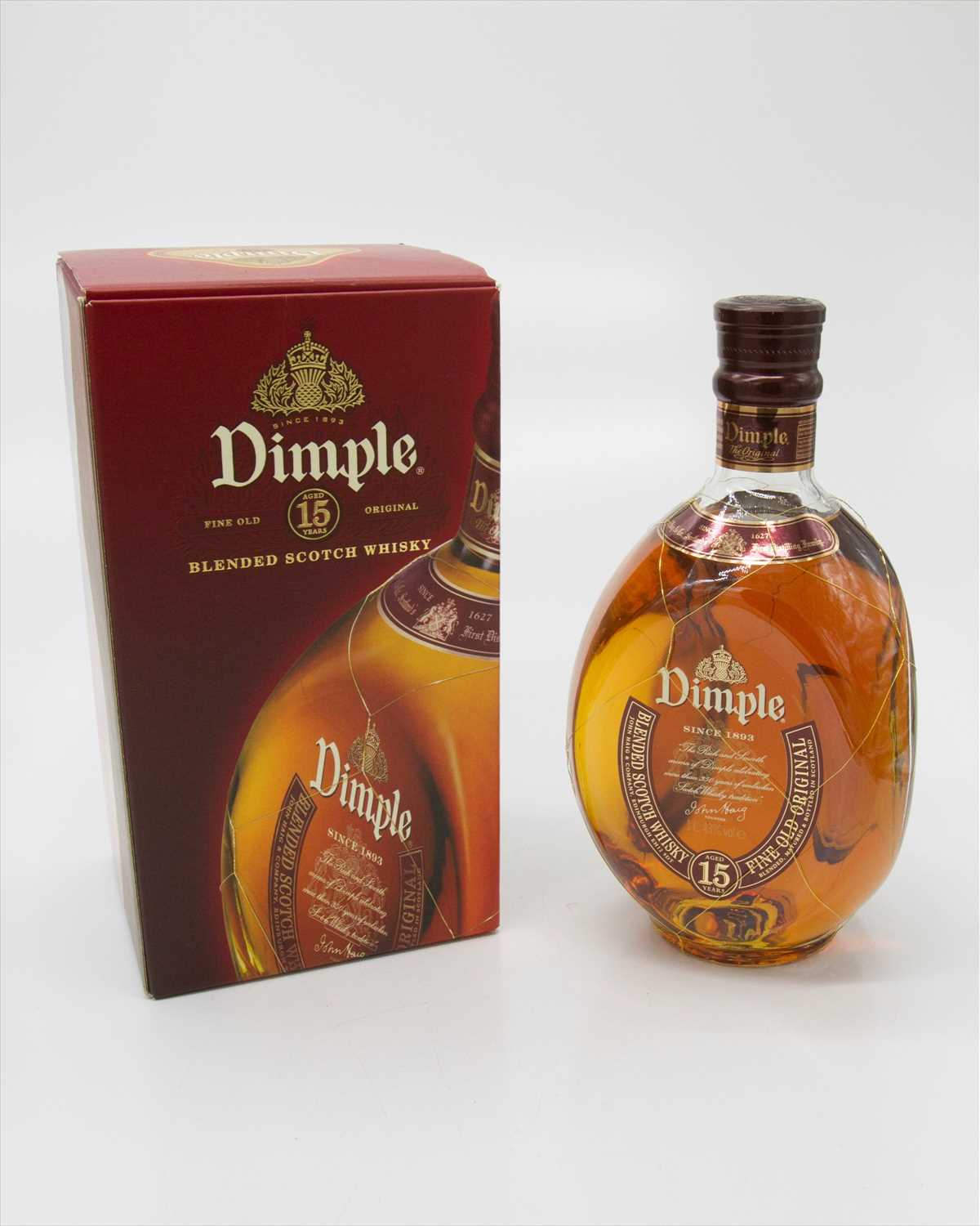 Lot 281 - A bottle of Dimple Scotch Whisky, aged 15...