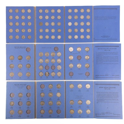 Lot 215 - Great Britain Pre-1947 Silver in Part Complete Whitman Folders