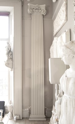 Lot 110 - A pair of pilasters