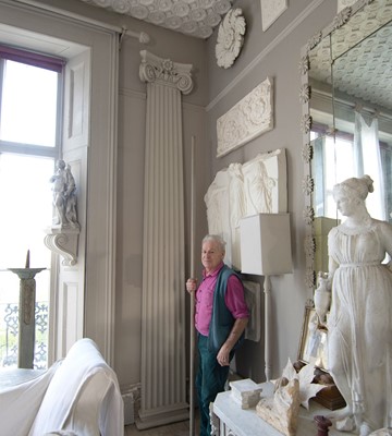 Lot 110 - A pair of pilasters