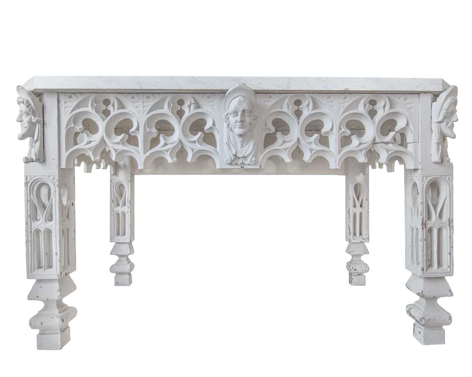 Lot 117 - A remarkable gothic table in the manner of