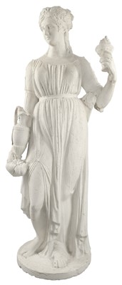 Lot 119 - A plaster figure