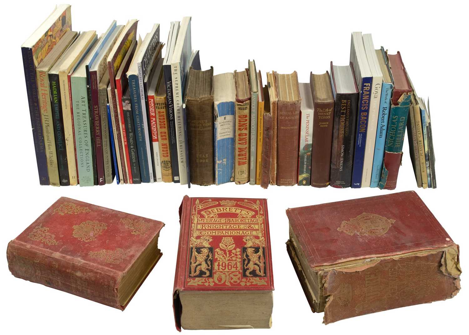 Lot 194 - A Quantity of books on various subjects, Country Houses, The Art Treasures of England etc.