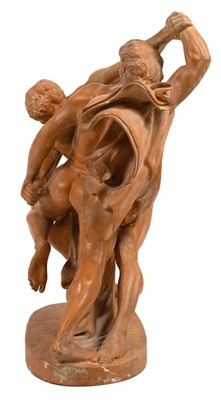 Lot 288 - Johann Peter MOLIN (Swedish 1814 - 1873) The Knife Wrestlers