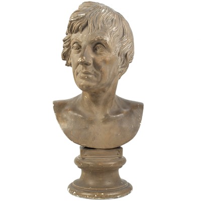 Lot 287 - A Bust of Nelson, Lucius Gahagan 1773-1855