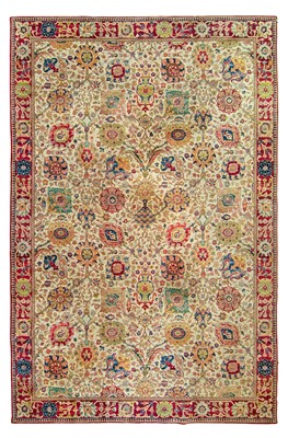 Lot 171 - A Persian design chenille carpet, circa 1920's.